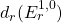 d_r(E_r^{1,0})