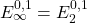 E_\infty^{0,1}=E_2^{0,1}
