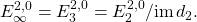\[E_\infty^{2,0}=E_3^{2,0} = E_2^{2,0}/\im d_2.\]