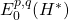 E_0^{p,q}(H^*)