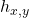 h_{x,y}