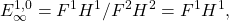 \[E_\infty^{1,0}=F^1H^1/F^2H^2=F^1H^1,\]