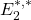 E_2^{*,*}